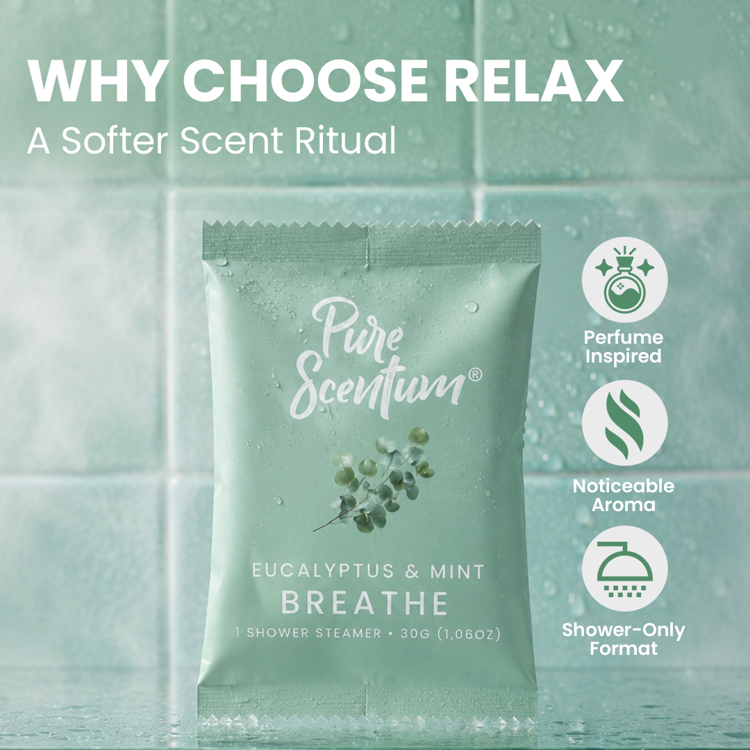Pure Scentum Boost Citrus Aromatherapy Shower Steamers – 15 Individually Wrapped Tablets