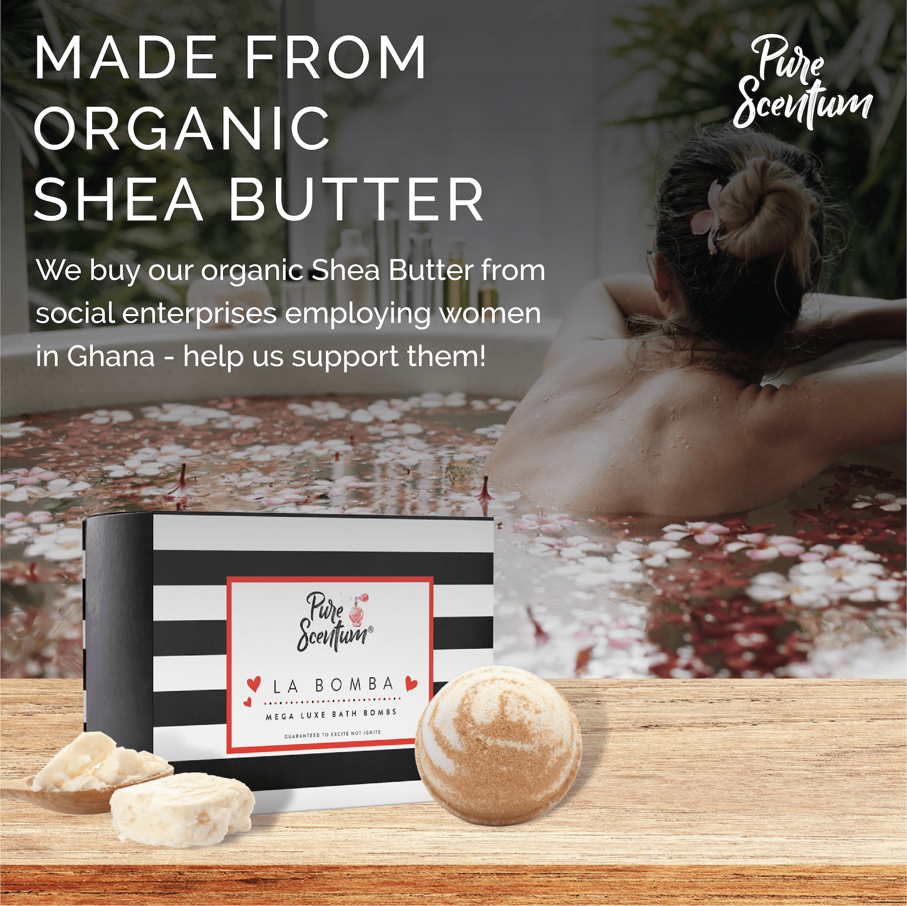 shea butter bath bomb