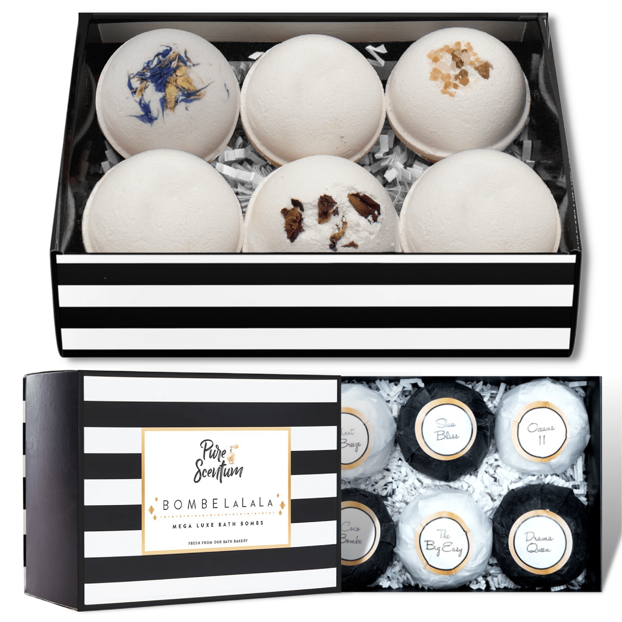 Pure scentum natural bath bombs