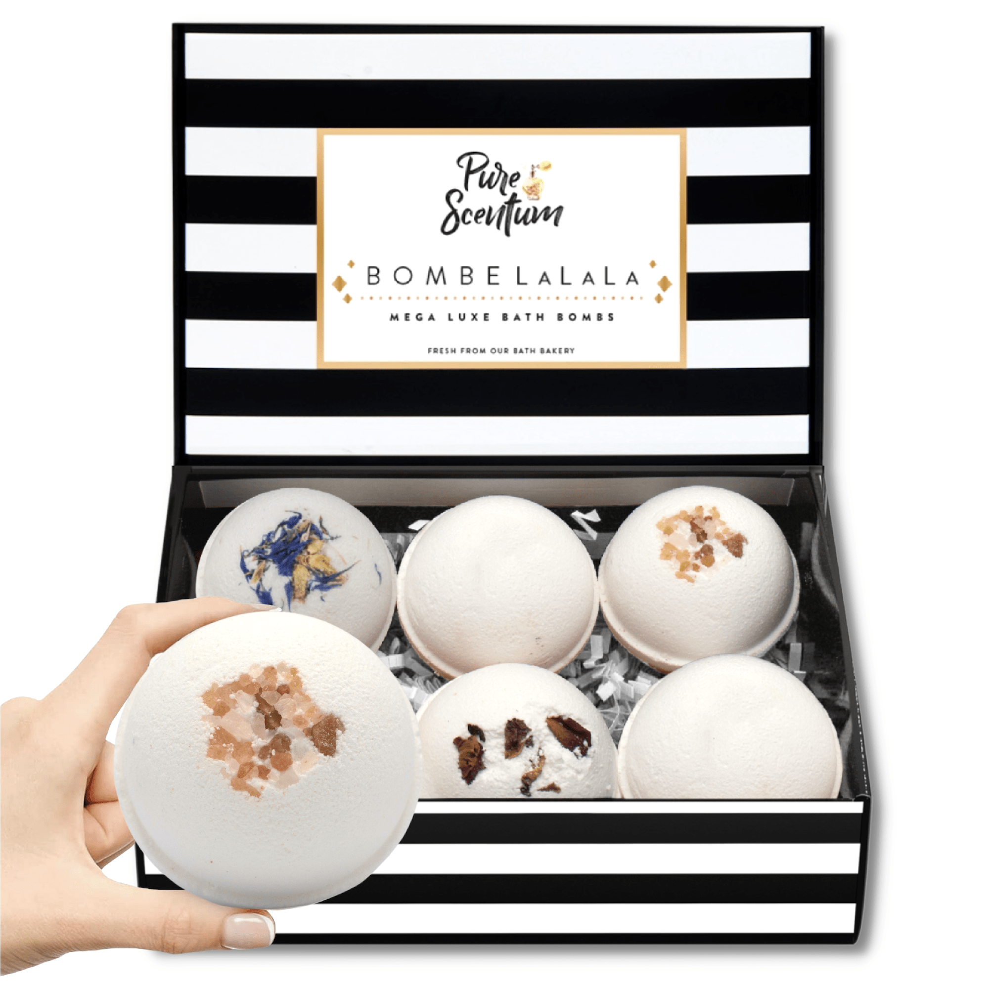Pure scentum all natural bath bombs